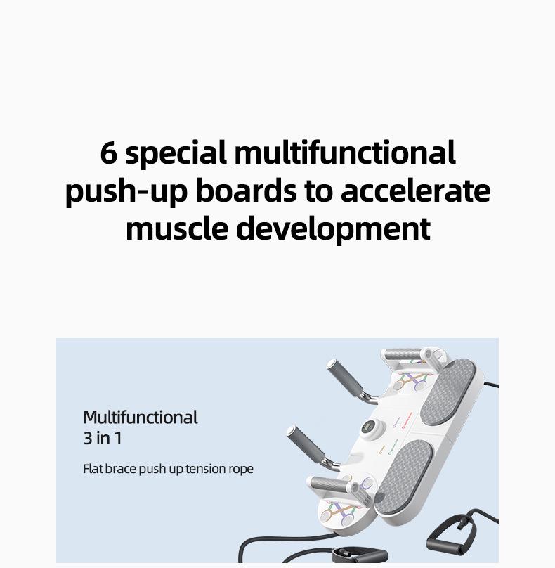 Multifunctional Push-Up & Plank Training Board for Chest and Abs - Home Fitness Equipment