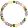 Authentic Hetian Jade Multi-Color Drum Bead Women's Bracelet - New Chinese Style Gift