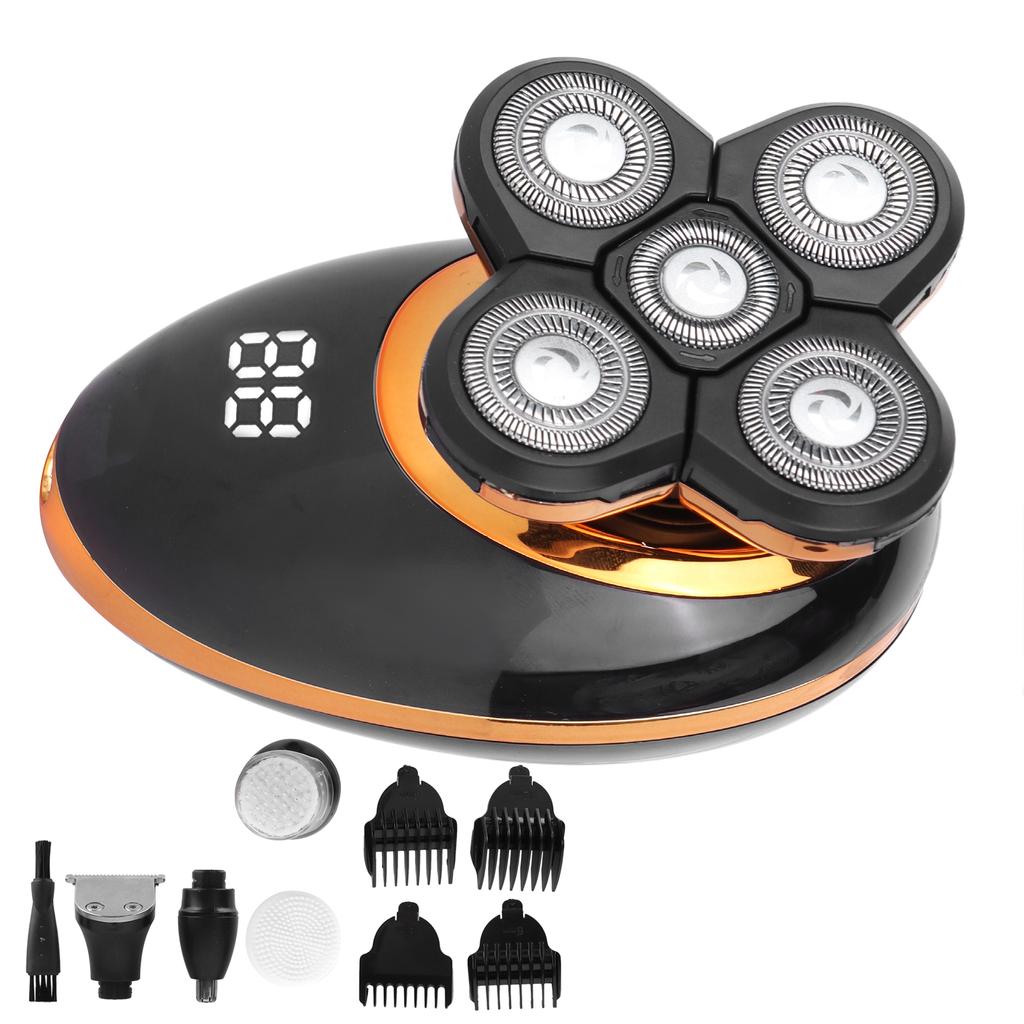 5 In 1 MultiFunctional Electric Shaver Hair Clipper Nose Hair Trimmer Facial Cleansing Brush