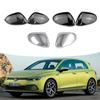Carbon Fiber Pattern Rearview Mirror Covers for 2020-2025 Volkswagen Golf MK8