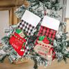 Beautifully Crafted Christmas Stocking Candy Bag With Unique Embroidered Details For Festive Decor