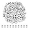 1box 100pcs Brass Spacer Beads Long-Lasting Faceted Column 2x2mm Hole: 1mm