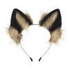 Plush Fox Animal Ear Headband Cute Cos Jackal Simulation Plush Prop Accessories Headband Headband