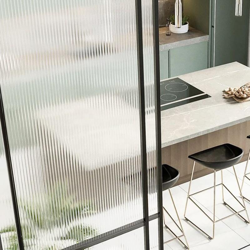 Película Transparente para Janela PVC Adesivos Decorativos para Vidro Estática Sem Cola para Escritório Cozinha Quarto