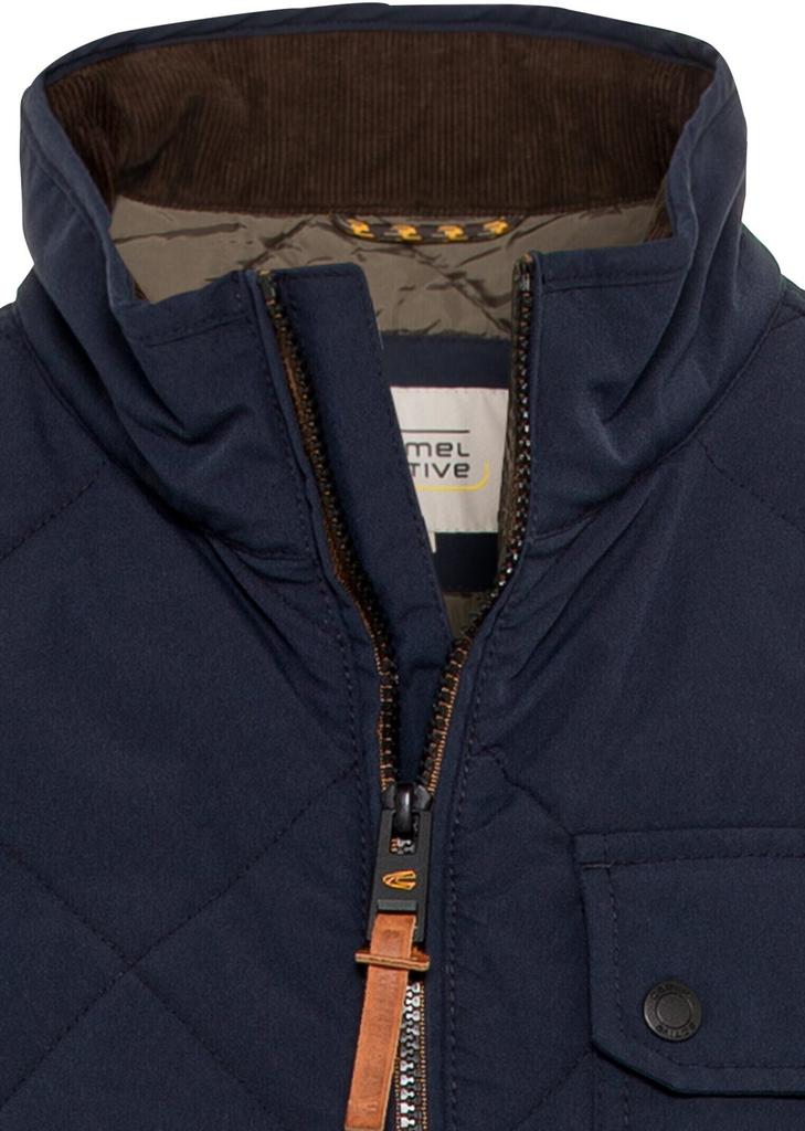 Зимняя куртка Camel Active со стеганым жилетом и воротником-стойкой (460800-2O68-47) ночной синий