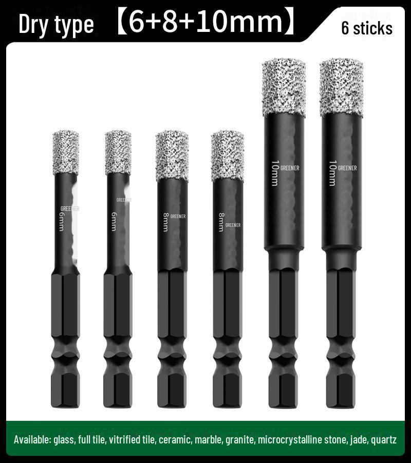 Green Forest Tile Drill Bit for Glass, Marble, and Ceramic