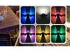 Solar-Powered Outdoor LED Wall Light with 4G Multi-Lens Surveillance Camera