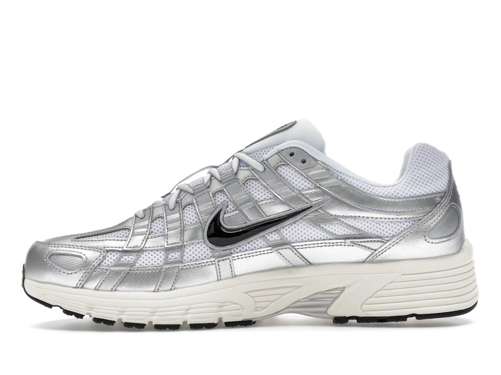 Sneaker Nike P-6000 White Metallic Silver Flat Silver Black(CD6404-105)