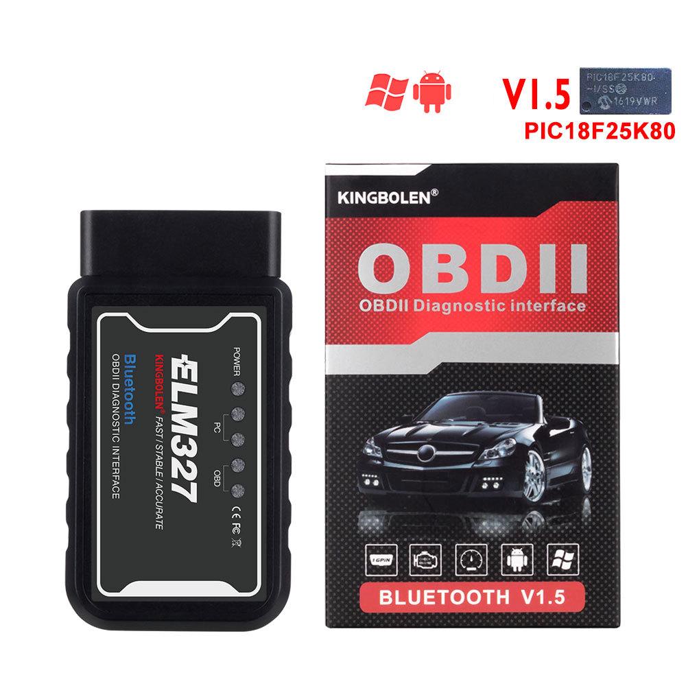 ELM327 V1.5 Bluetooth OBD2 Мини Вязов 327 Bluetooth PIC18F25K80 Чип Авто Диагностический инструмент OBDII для Android Мини Авто Код Reader – купить по низким ценам в интернет-магазине Joom