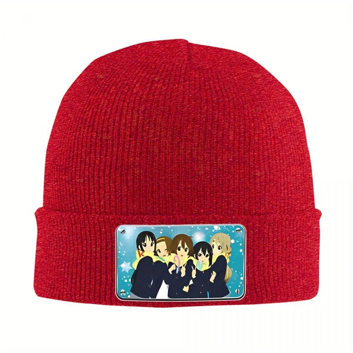 New K ON Girls Hat Autumn Winter Beanie Fashion Comic Anime Caps FeUnisex Unisex Acrylic Knitted Hat