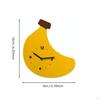 Stille Bananen-Wanduhr Ohne Bohren Cartoon Niedlich Wohnkultur für Küche, Kühlschrankbereich
