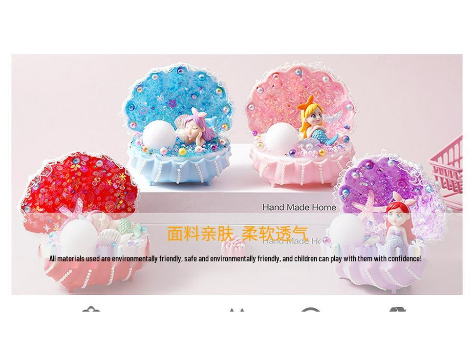 DIY Mermaid Night Light Kit - Luminous Craft for Kids, Perfect Birthday Gift for Girls