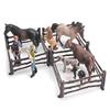 10Pcs Farmhouse Decoration Miniature Scene Fences Set for Doll House Furniture DIY Role for Play Accs Kids Interaction F