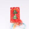 Colorful Wig Christmas Hair Clip Christmas Tree Bowknot Hairclip Princess Girls Wig Hairpin  Gift