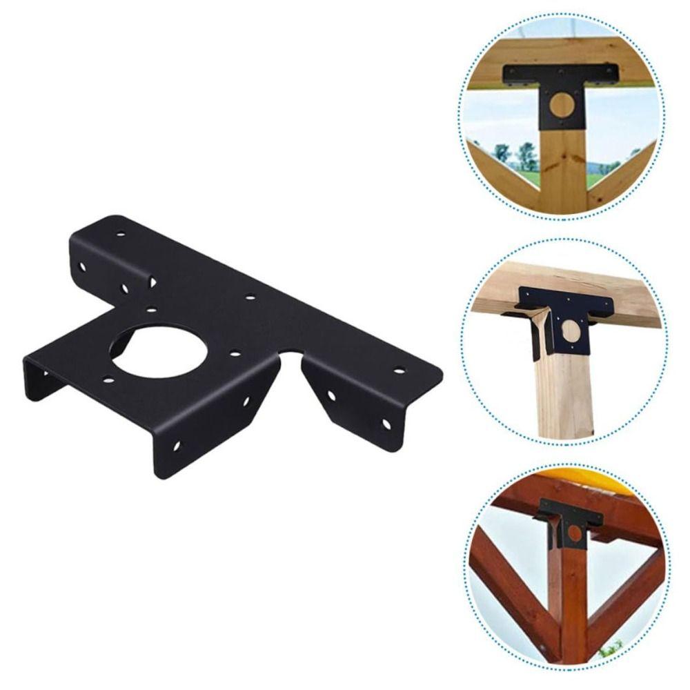 2pcs T-shaped Pergola Corner Frame 3-Way Pergola Fixed Bracket Pergola Brackets  Balconies