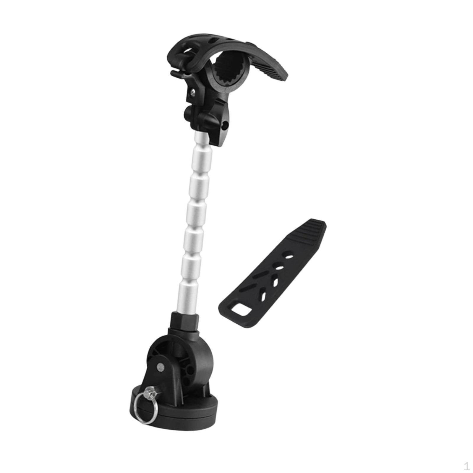 

Trolling Motor Stabilizer Bracket Accessories 180° and 7 Gear Adjustable Rustproof Easy