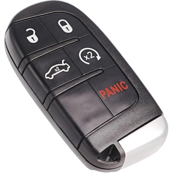 Remote Key Fob Replacement Fits for Chrysler 200 2015-2017 300 Dodge Charger Challenger - Smart Proximity Keyless Entry Remote Control 68155687AB