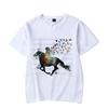 Short Sleeve Clothes Men's T-shirt Colorful Horse Girls Print Shirt Kawaii Shirt Men Women Tshirt Male Classic T-shirt Hombre