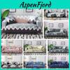 Cozy And Wrinkle Resistant Elastic Slipcover With Geometric Pattern For Sofa Furniture Protection