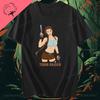 Tomb Raider Lara Croft Unisex High Quality Printed Cotton T Shirt Street Style Short Sleeve Cool Game Enthusiast Daily Top