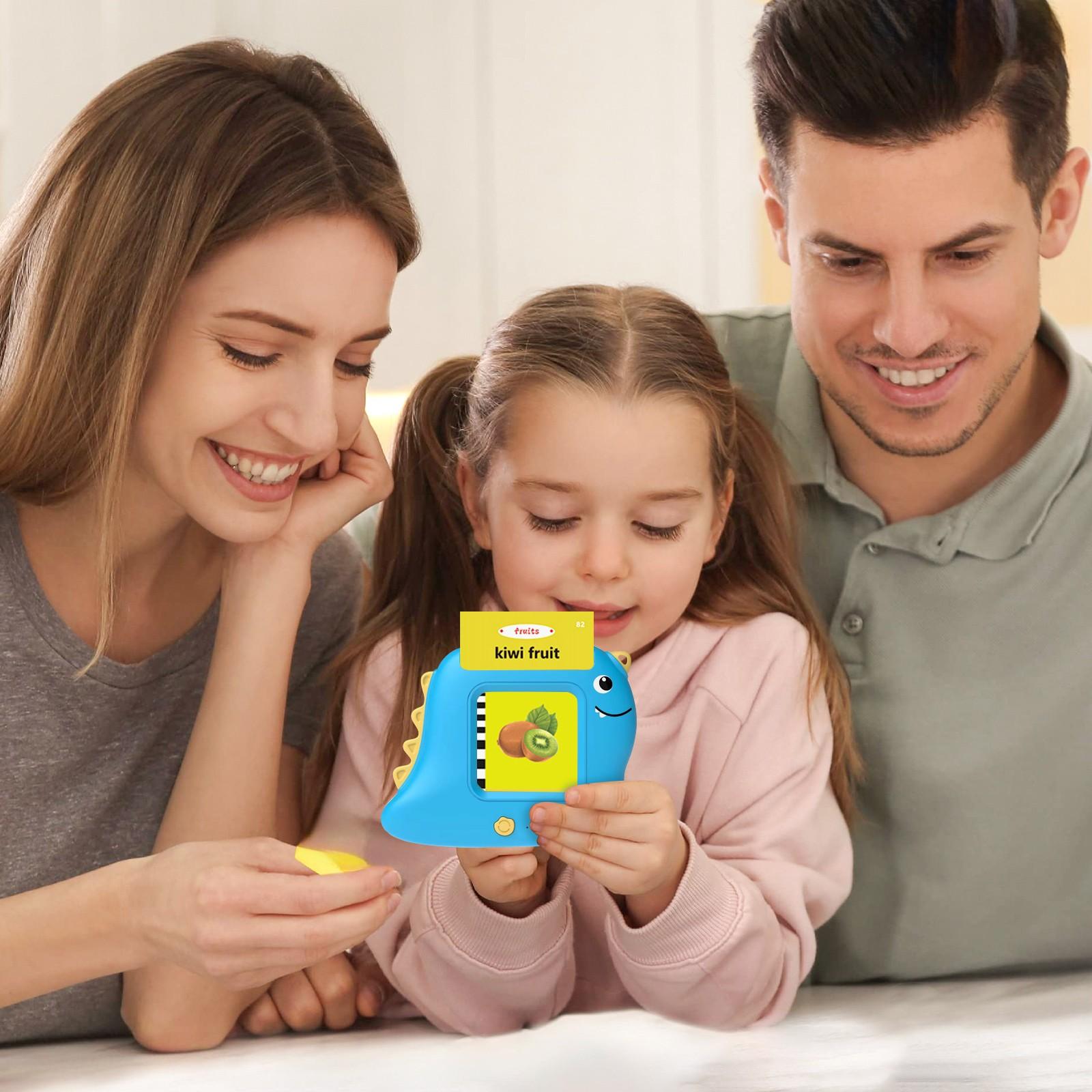 

Говорящие карточки для малышей с 224 видимыми словами, речевые сенсорные игрушки, обучающие обучающие говорящие игрушки для мальчиков и девочек 1, 2, 3, 4, 5 лет One Size небесно-голубой