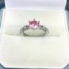 6.2mm Round Pointed Bottom Ring Setting for DIY Inlay Hua Zi Diamond Jewelry
