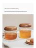 Luftdichtes Glasvorratsglas mit Holzdeckel für Honig, Kaffeebohnen, Marmelade oder Trockenwaren