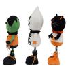 Halloween Horror Doll Sculpture for Indoor and Outdoor Polyester Desktop Decoration for Parties Terrifying Ornament