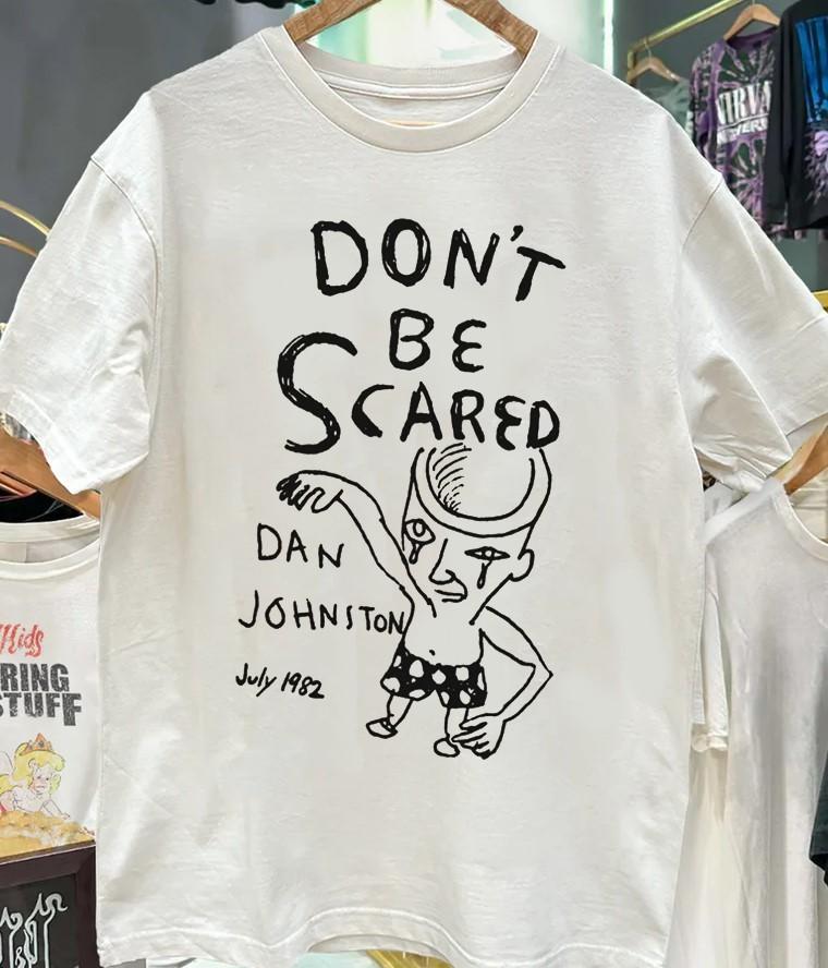 DANIEL JOHNSTON  НЕ БОЙСЯ  ВИНТАЖНАЯ БЕЛАЯ ФУТБОЛКА QT2206 Унисекс Футболка S