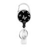 Flower Butterfly Chrysanthemum Doctor ID Badge Clip Lanyards Holder Porta Credencial  Reel Nurse Retractable Keychain Wholesale