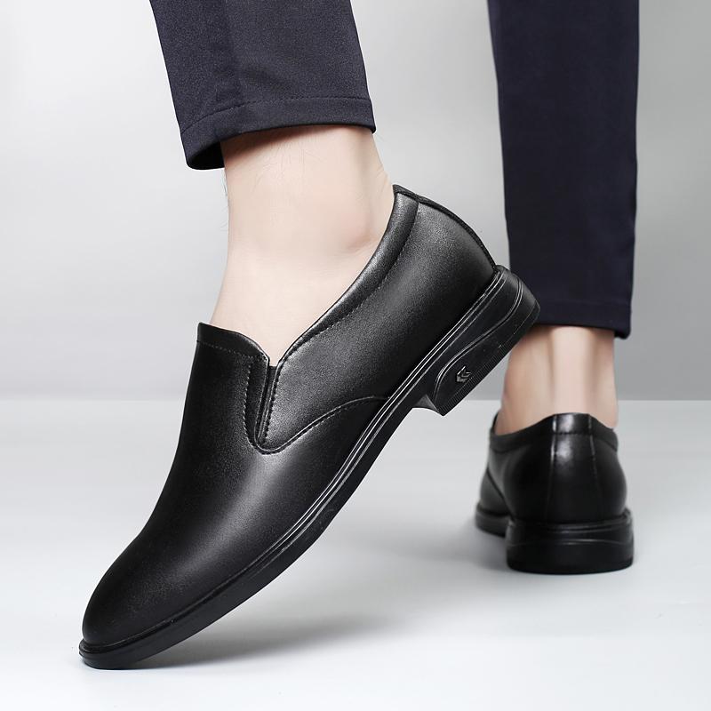 Fashion Genuine Leather Men Loafers Leisure Fashion Dress Shoes Male Comfortable Slip on Flats High Quality Driving Footwear for Men