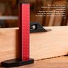 Aluminum Alloy Table Saw Height Ruler Professional Grade Heavy Duty Depth Measuring Ruler Galvanized Iron Fine Tuning