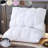 Pinch Pleat Neck & Bed Pillow-95% Goose Down Pillow White Cotton Pillow,5-Star Hotel Pillow Low-Mid-high Pillows for Sleeping