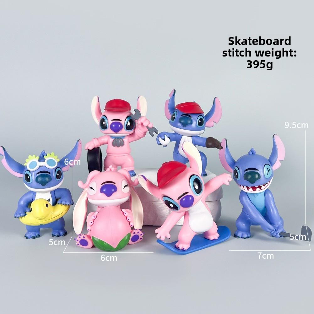 

Stitch Angel Skateboard Swimming Circle Guitar Baseball Model For Collectors And Fans Skateboard