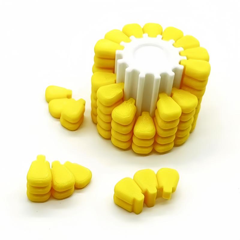 Kids 3D Printing Corn Magic Cube Stress Relieving Toys Tetris Jigsaw Puzzle Originality Becrypt Brain Burning Developmental Toys