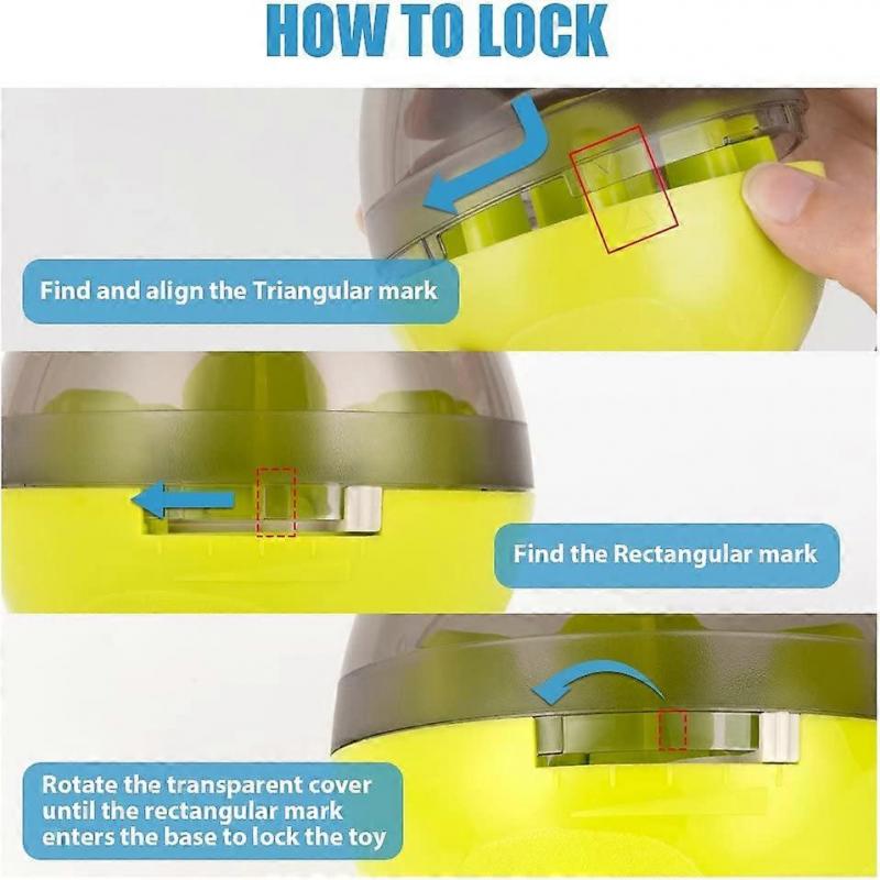 Hundeleckerli-Ball, Futterspender für Hunde und Katzen, Futterball, interaktives Spielzeug, Ball für langsames Fressen