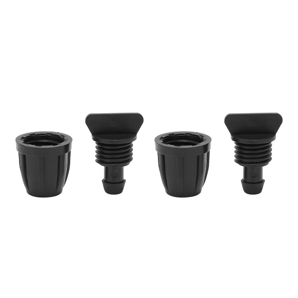 20PCS ABS Hose End Plug 8mm/11mm Irrigation Fittings Durable Irrigation Tubing End Plug  Garden Use
