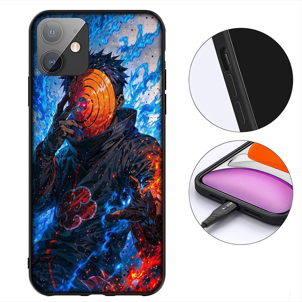Narutos Tobi Uchiha Obito Akatsuki Itachi Cover for Apple iPhone 12 13 Mini XS 11 Pro Max 7 8 Plus + XR 8+ X SE 2020 SE3 Case