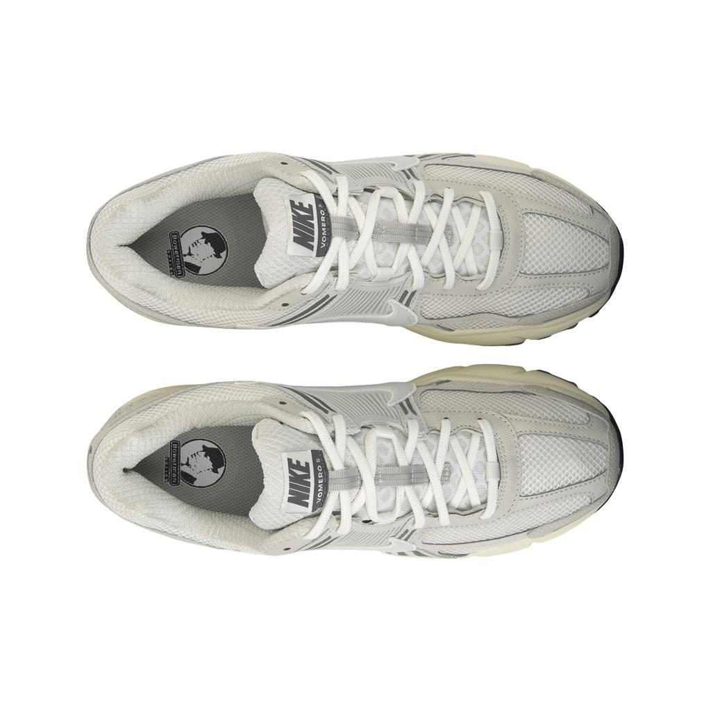 Nike Air Zoom Vomero 5 Platinum Tint Unisex-Sneaker Weiß Kaschmir Eisen-Grau HF0731-007