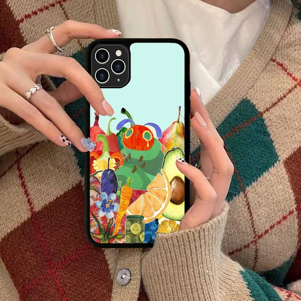 

The Very Hungry Caterpillar For IPhone 17 16 15 14 13 Pro 12 11 Pro Max Hard PC+TPU Phone Cases Back Cover iPhone 15