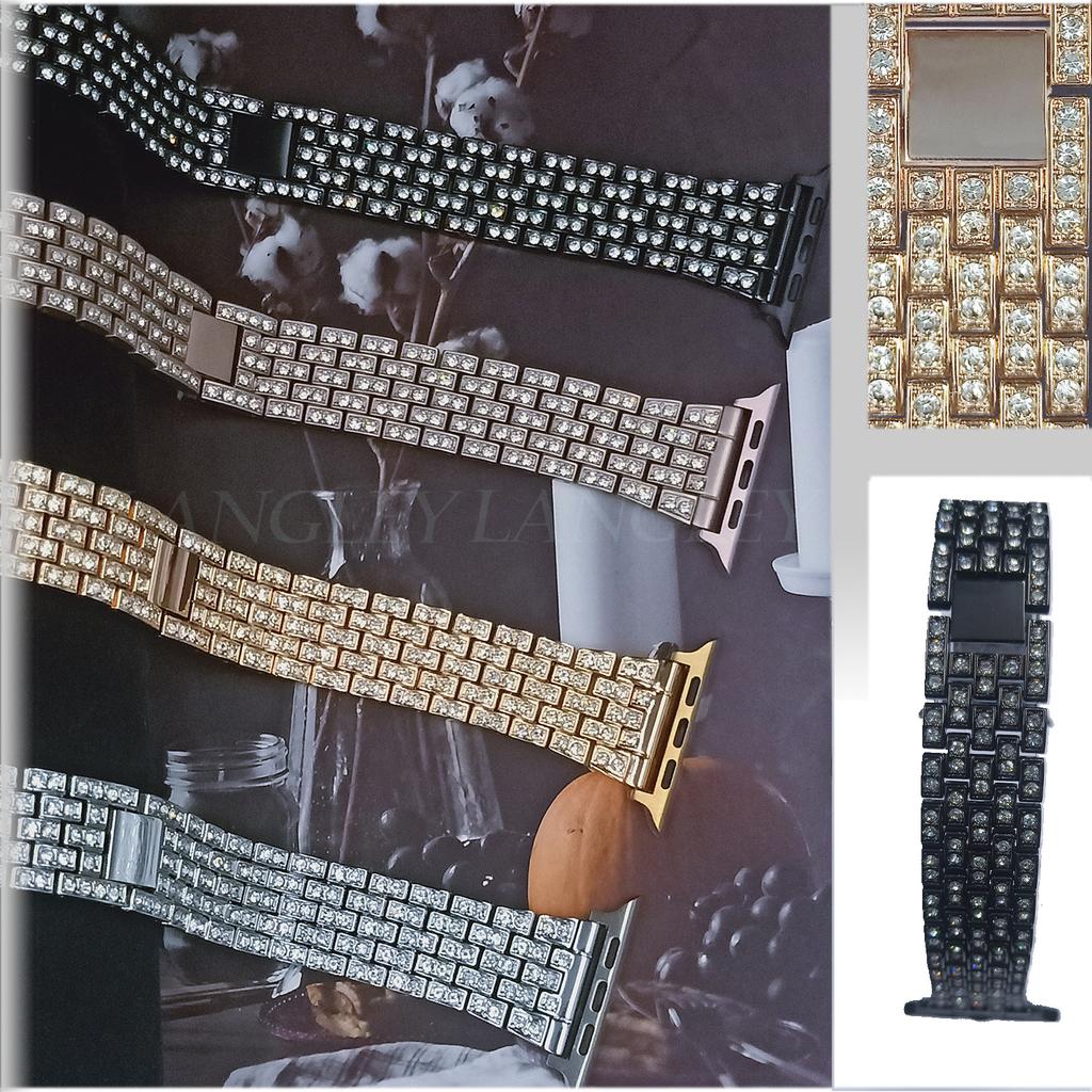 20mm/22mm Band for Samsung Galaxy Watch 4/Classic/46mm/42mm/active 2 Gear S3 Metal Diamond Bracelet Xiaomi Huawei GT/2/GT2/3 Pro Strap
