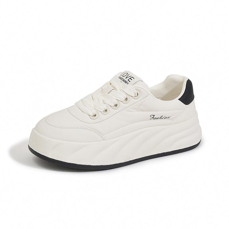 

Little white shoes women s 2025 spring new women s shoes flat baseplate shoes Korean version casual sports shoes Internet celebrity versatile bread s 34
