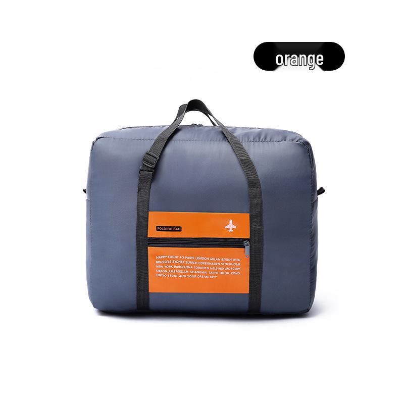 

Korean Waterproof Foldable Nylon Travel Bag and Organizer оранжевый