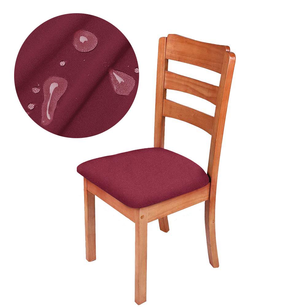 

Waterproof Dining Room Chair Cover Seat Covers 13solid Colors Removable Washable Elastic Cushion Covers For Home Hotel 1 Piece