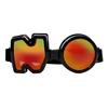 Y2K Millennial style NO Glasses concave and convex shape decorative goggles Stage show personality accessories sunglasses
