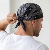 4 Pack Paisley Pattern Cooling Bandana Caps Breathable Adjustable Head Wraps for Head Circumference 55 To 58cm Outdoor Use