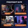RGB Touch Button USB Condenser Microphone with Cantilever Stand for Gaming and Live Streaming