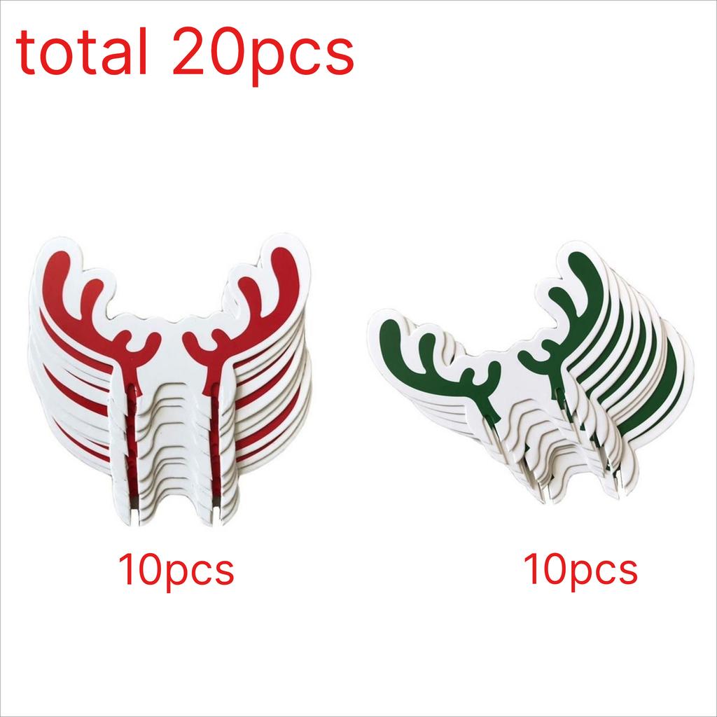 10/20/30/80pcs Christmas Cup Card Santa Hat Wine Glass Decor Xmas Tree Ornaments For Home Christmas Decoration Party Decor New Year Gifts