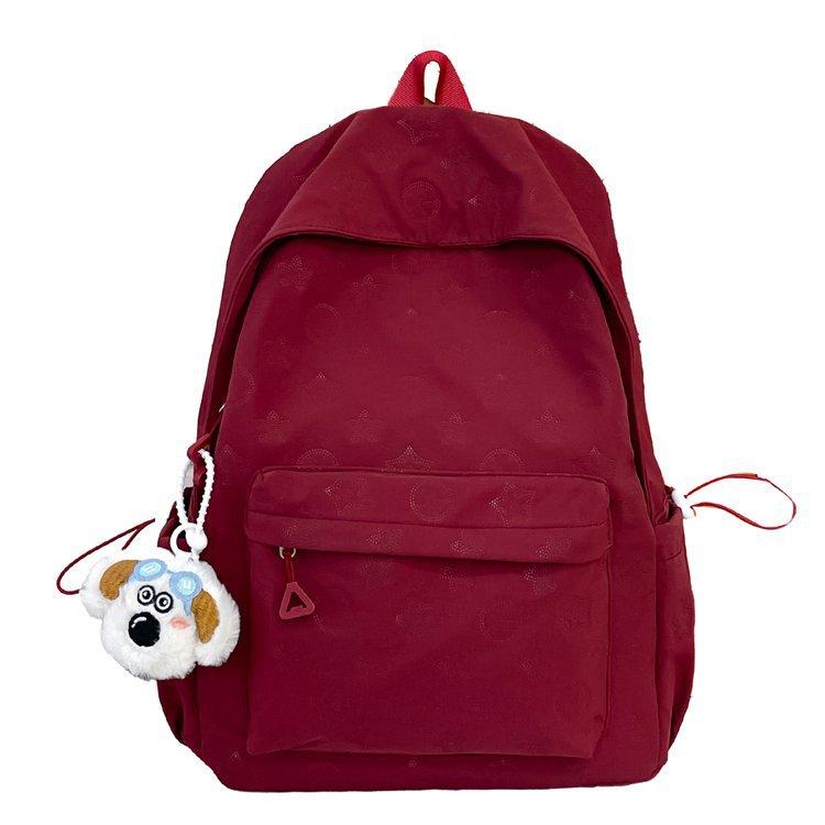 Schoolbag1011 new high-value backpack female college students commuting leisure travel backpack ins niche lightweight schoolbag