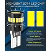 4pcs T10 W5W Car Led Lights Super Bright 6000K White With Decoder For Side Marker Parking Lights For Dodge Charger Challenger